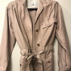 Wilfred Linen Jacket - Pink Beige